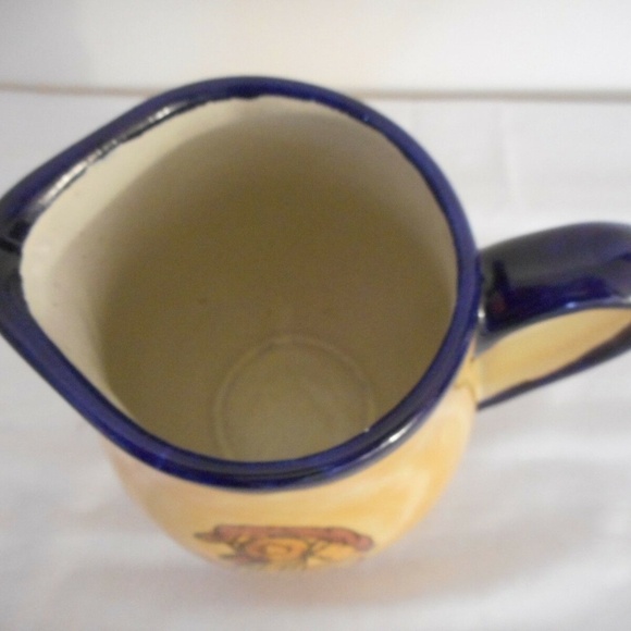 Rooster Pottery Made in Mexico Water Wine Pitcher - Picture 2 of 8